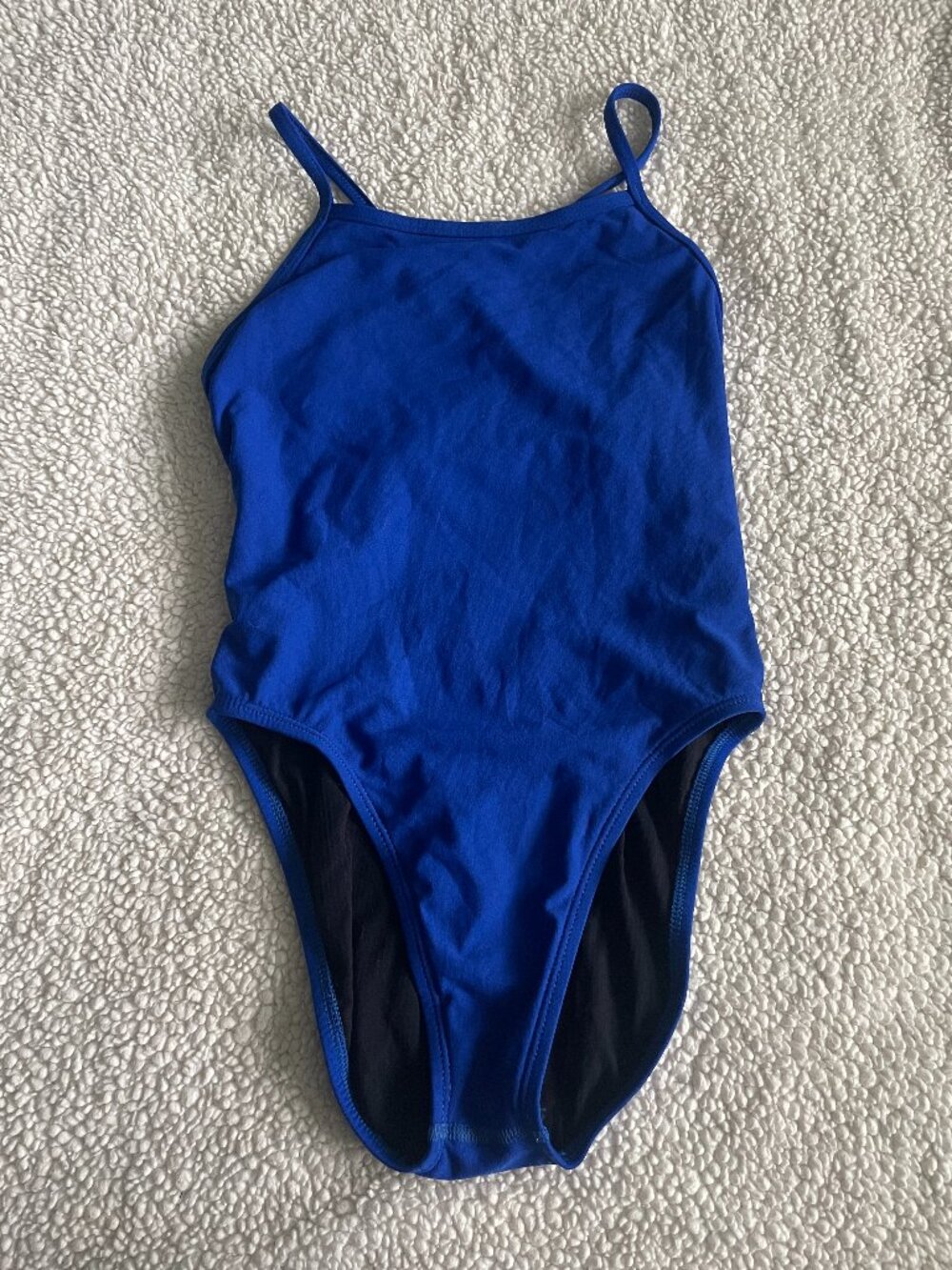 Jolyn Jackson II Royal Blue One Piece Swimsuit Athletic Size 28